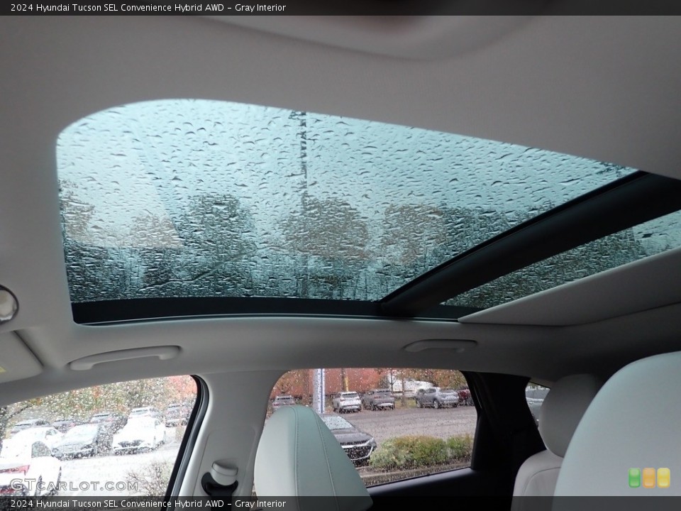 Gray Interior Sunroof for the 2024 Hyundai Tucson SEL Convenience Hybrid AWD #146733122