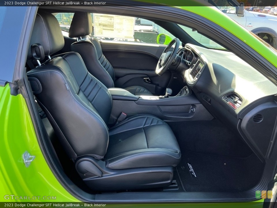 Black Interior Photo for the 2023 Dodge Challenger SRT Hellcat JailBreak #146733146