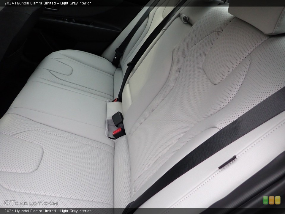 Light Gray Interior Rear Seat for the 2024 Hyundai Elantra Limited #146734262