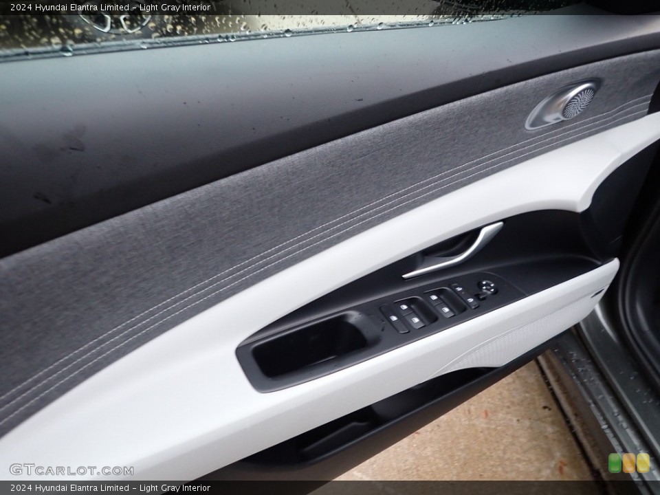 Light Gray Interior Door Panel for the 2024 Hyundai Elantra Limited #146734298