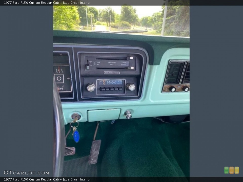 Jade Green Interior Controls for the 1977 Ford F150 Custom Regular Cab #146734658