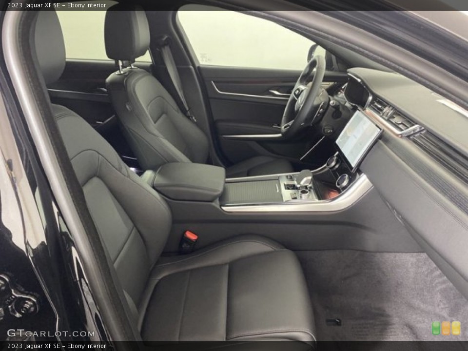 Ebony Interior Front Seat for the 2023 Jaguar XF SE #146735233