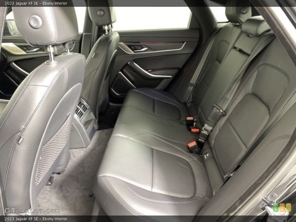 Ebony Interior Rear Seat for the 2023 Jaguar XF SE #146735284