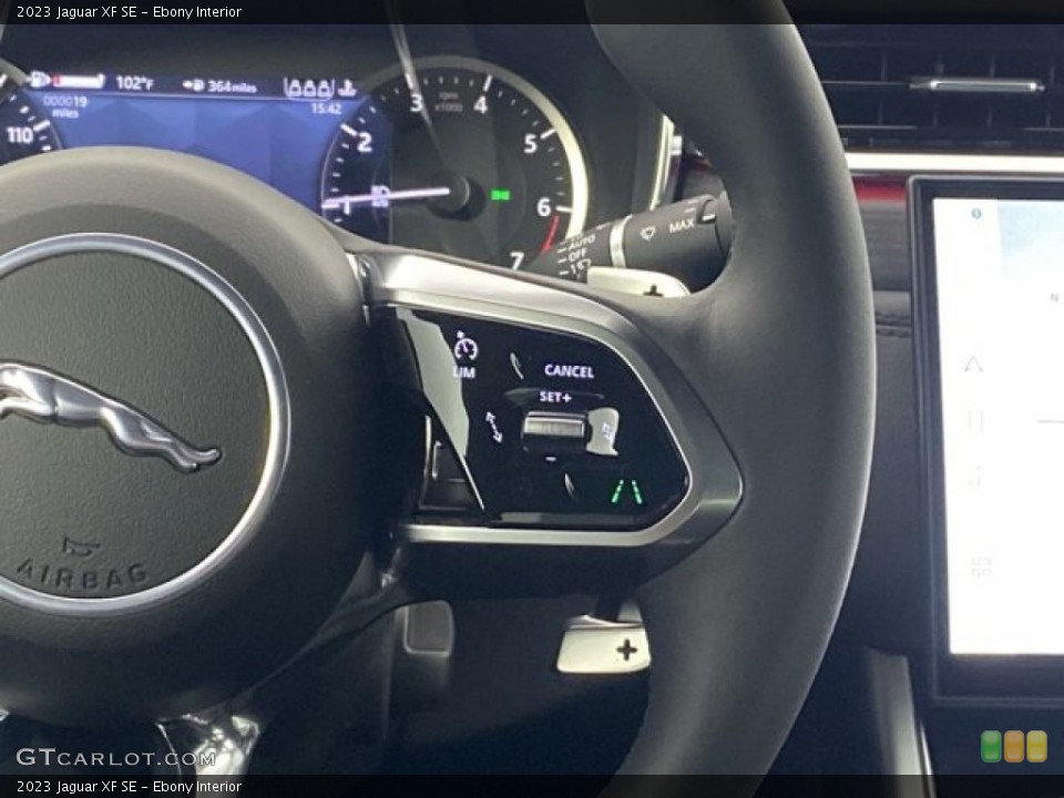 Ebony Interior Steering Wheel for the 2023 Jaguar XF SE #146735548