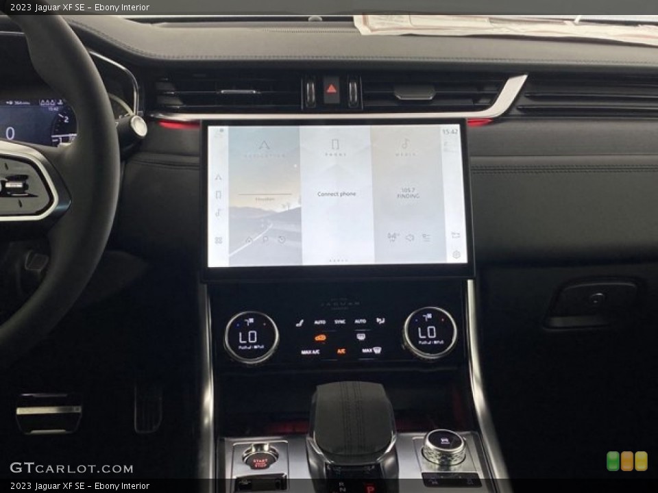 Ebony Interior Controls for the 2023 Jaguar XF SE #146735566
