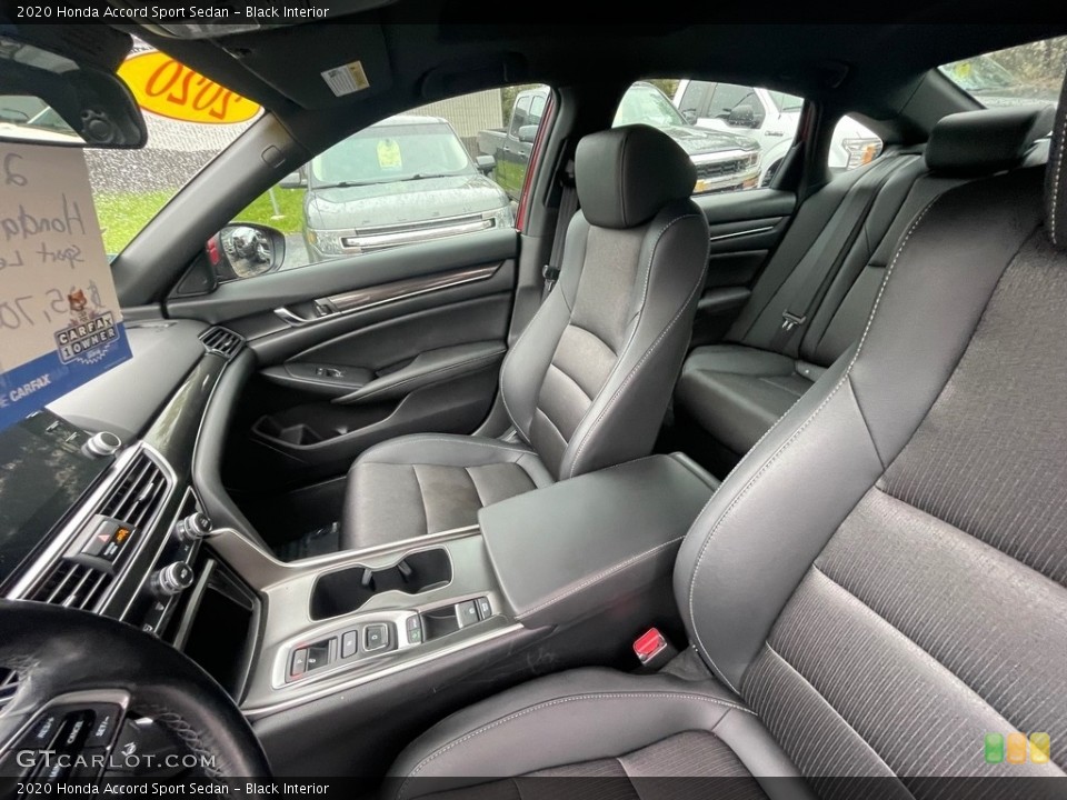 Black Interior Front Seat for the 2020 Honda Accord Sport Sedan #146735941