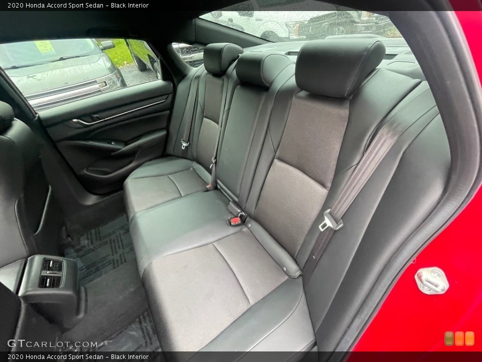 Black Interior Rear Seat for the 2020 Honda Accord Sport Sedan #146736004