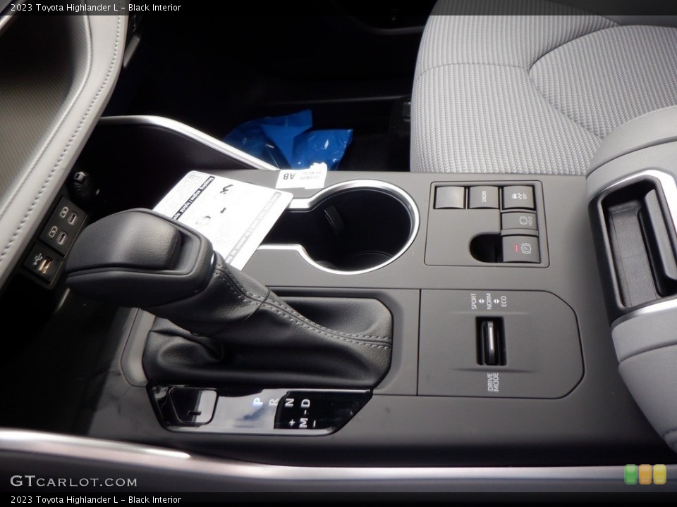 Black Interior Transmission for the 2023 Toyota Highlander L #146736190