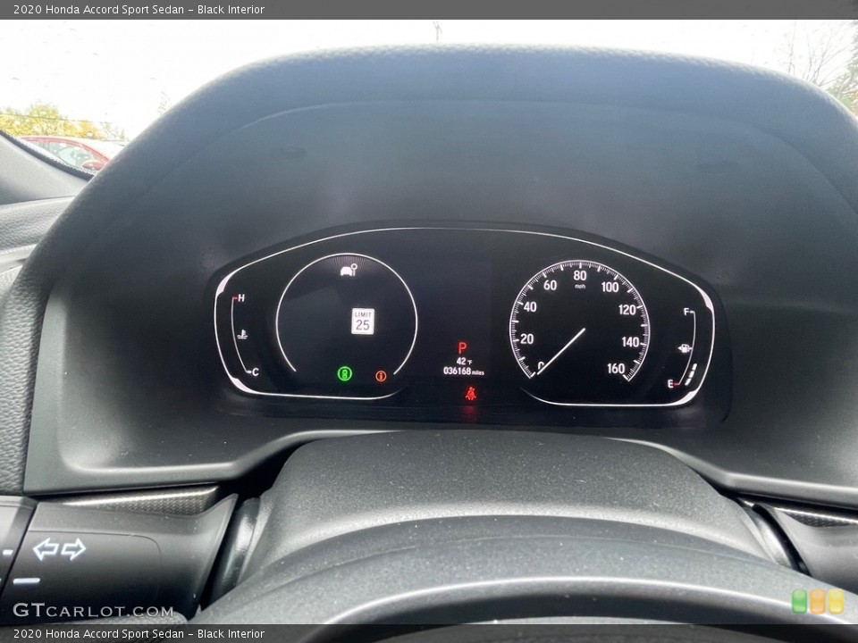 Black Interior Gauges for the 2020 Honda Accord Sport Sedan #146736205
