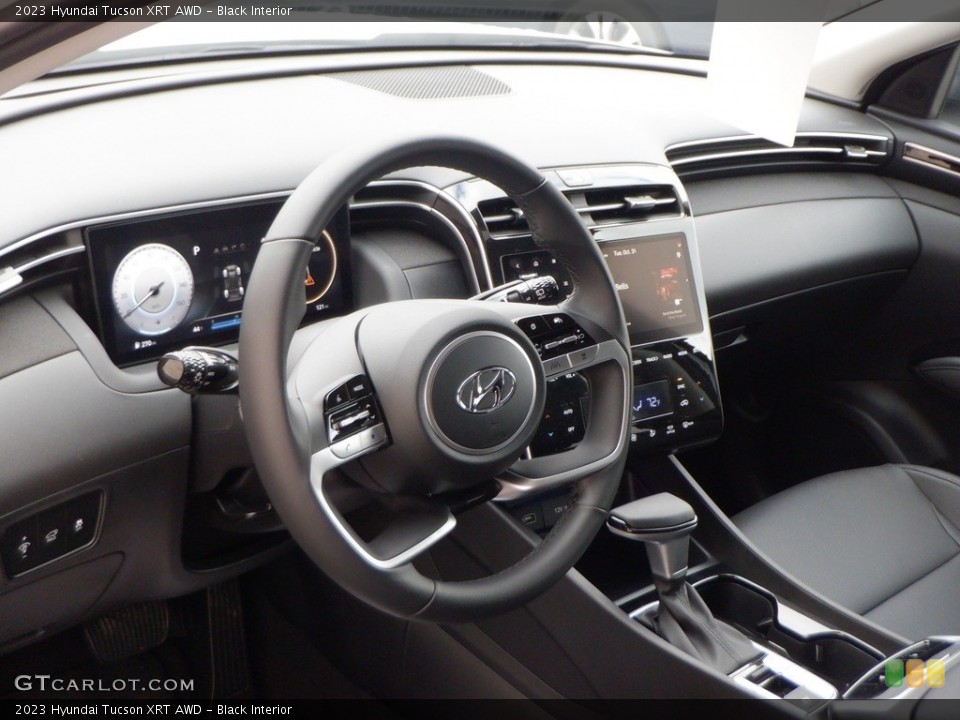 Black Interior Dashboard for the 2023 Hyundai Tucson XRT AWD #146736331
