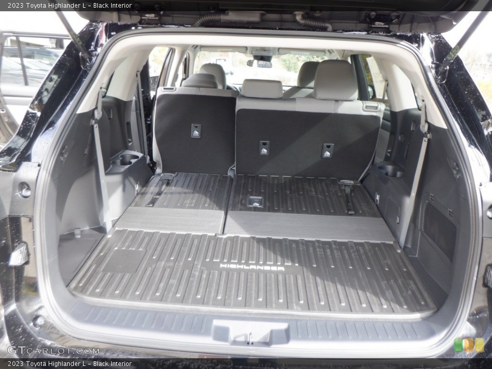 Black Interior Trunk for the 2023 Toyota Highlander L #146736496
