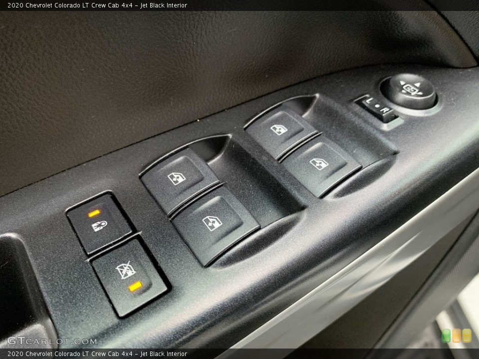Jet Black Interior Controls for the 2020 Chevrolet Colorado LT Crew Cab 4x4 #146736505