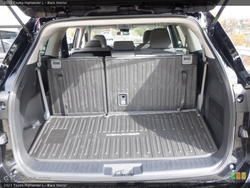 Black Interior Trunk for the 2023 Toyota Highlander L #146736520
