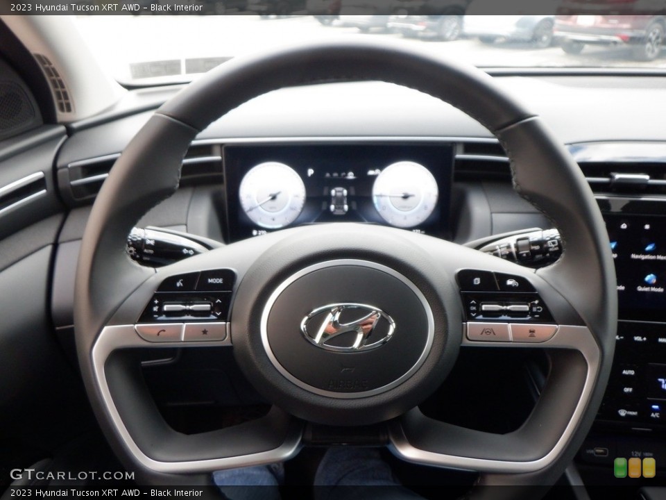 Black Interior Steering Wheel for the 2023 Hyundai Tucson XRT AWD #146736607