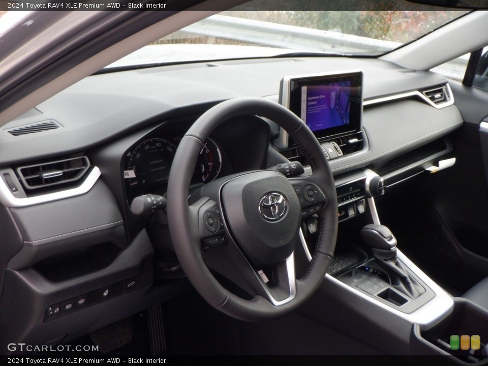 Black Interior Dashboard for the 2024 Toyota RAV4 XLE Premium AWD #146736886