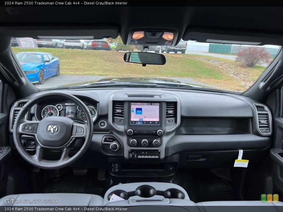 Diesel Gray/Black Interior Dashboard for the 2024 Ram 2500 Tradesman Crew Cab 4x4 #146737075
