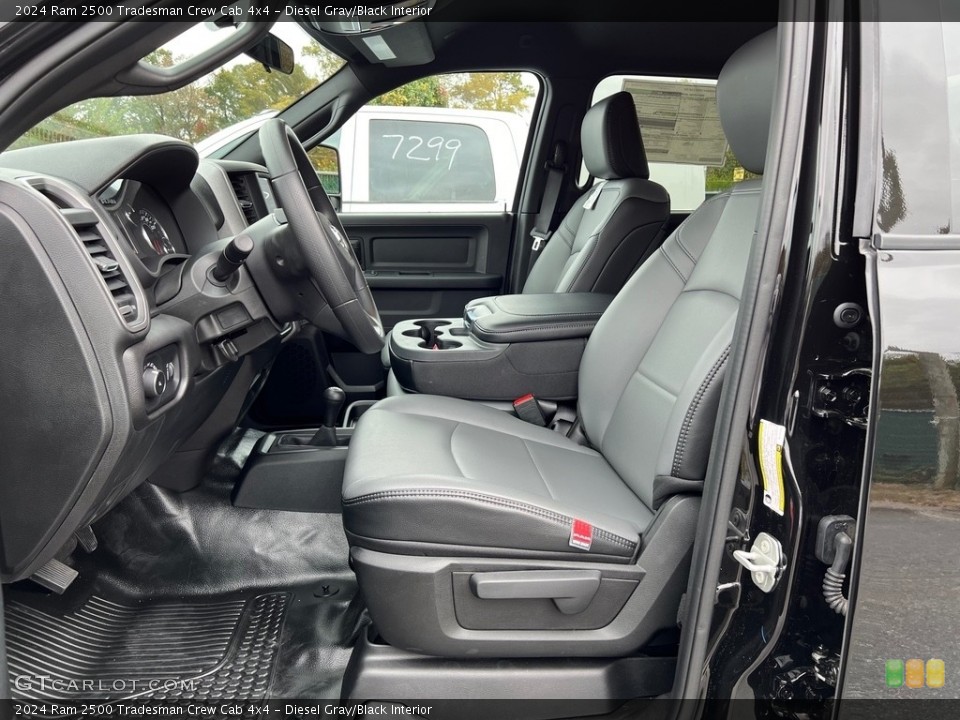 Diesel Gray/Black Interior Photo for the 2024 Ram 2500 Tradesman Crew Cab 4x4 #146737102