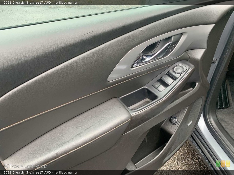 Jet Black Interior Door Panel for the 2021 Chevrolet Traverse LT AWD #146737168