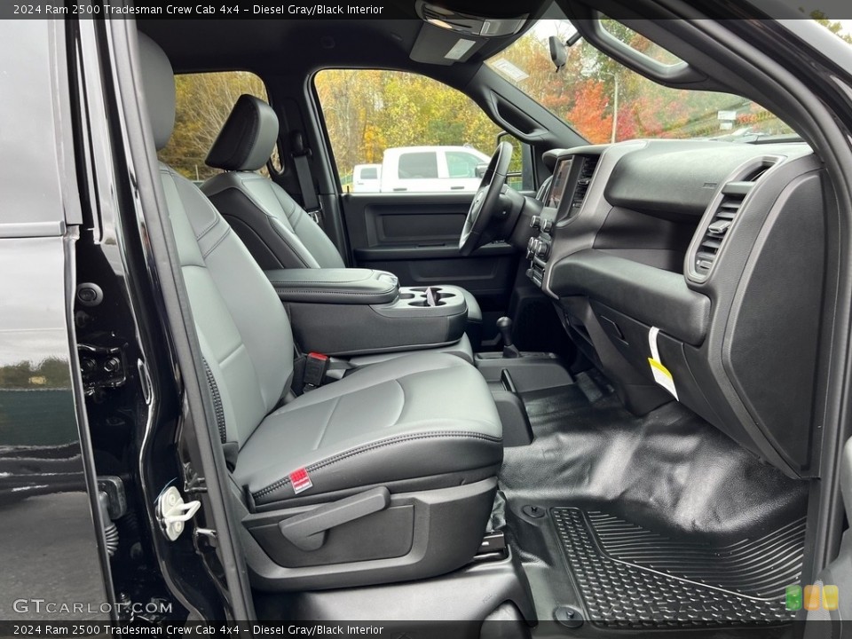 Diesel Gray/Black Interior Front Seat for the 2024 Ram 2500 Tradesman Crew Cab 4x4 #146737240