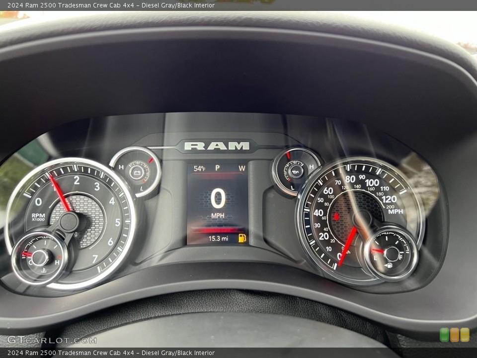 Diesel Gray/Black Interior Gauges for the 2024 Ram 2500 Tradesman Crew Cab 4x4 #146737276