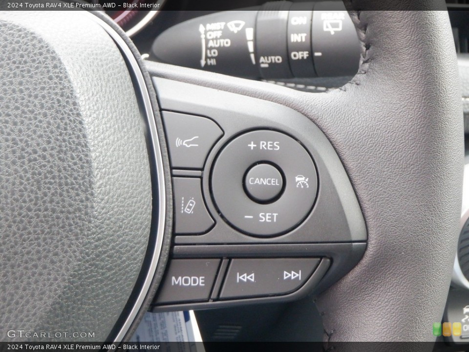 Black Interior Steering Wheel for the 2024 Toyota RAV4 XLE Premium AWD #146737354