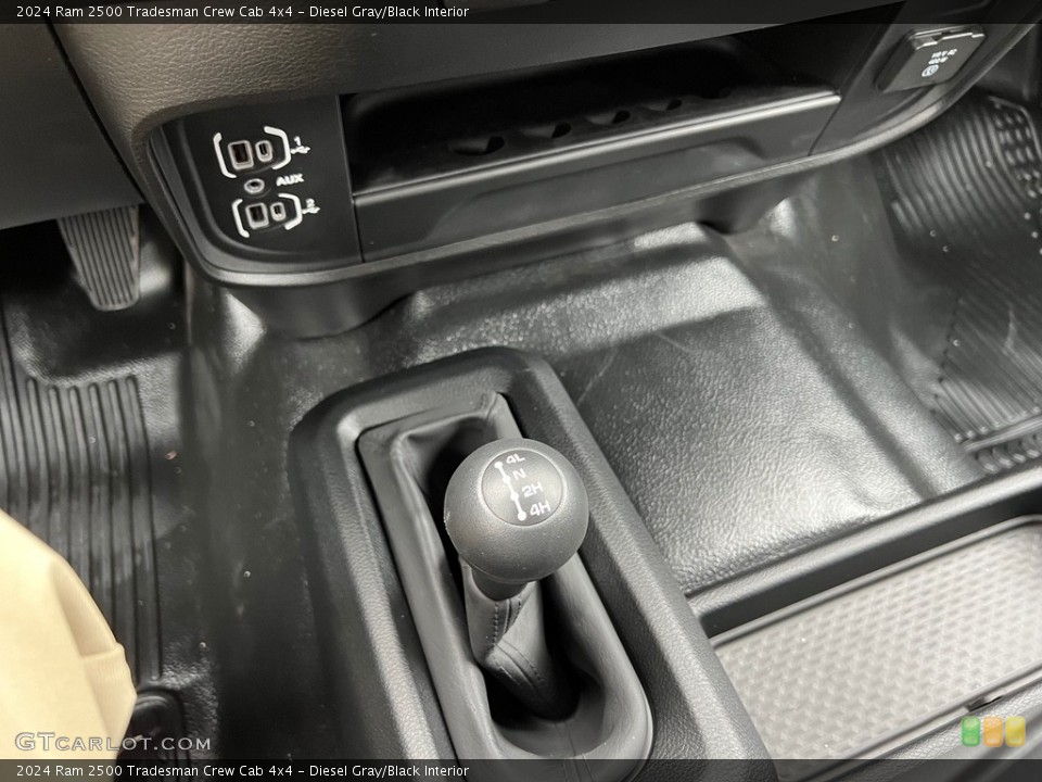 Diesel Gray/Black Interior Controls for the 2024 Ram 2500 Tradesman Crew Cab 4x4 #146737396