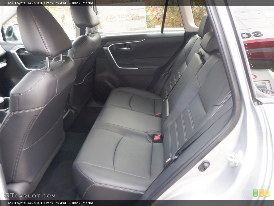 Black Interior Rear Seat for the 2024 Toyota RAV4 XLE Premium AWD #146737432