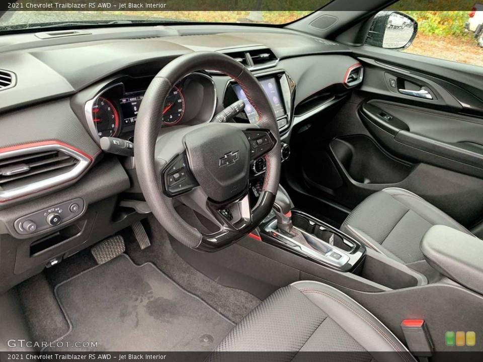 Jet Black Interior Photo for the 2021 Chevrolet Trailblazer RS AWD #146737630