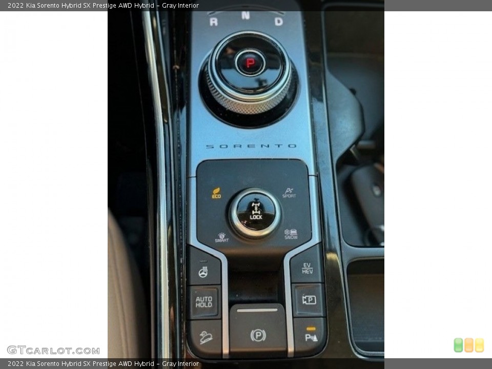 Gray Interior Transmission for the 2022 Kia Sorento Hybrid SX Prestige AWD Hybrid #146737702