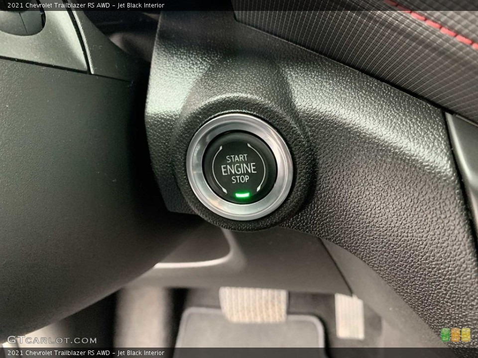 Jet Black Interior Controls for the 2021 Chevrolet Trailblazer RS AWD #146737795