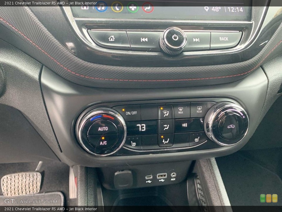 Jet Black Interior Controls for the 2021 Chevrolet Trailblazer RS AWD #146737843