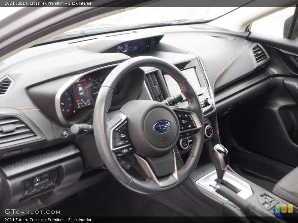 Black Interior Dashboard for the 2021 Subaru Crosstrek Premium #146737864