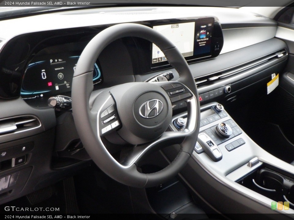 Black Interior Dashboard for the 2024 Hyundai Palisade SEL AWD #146737912