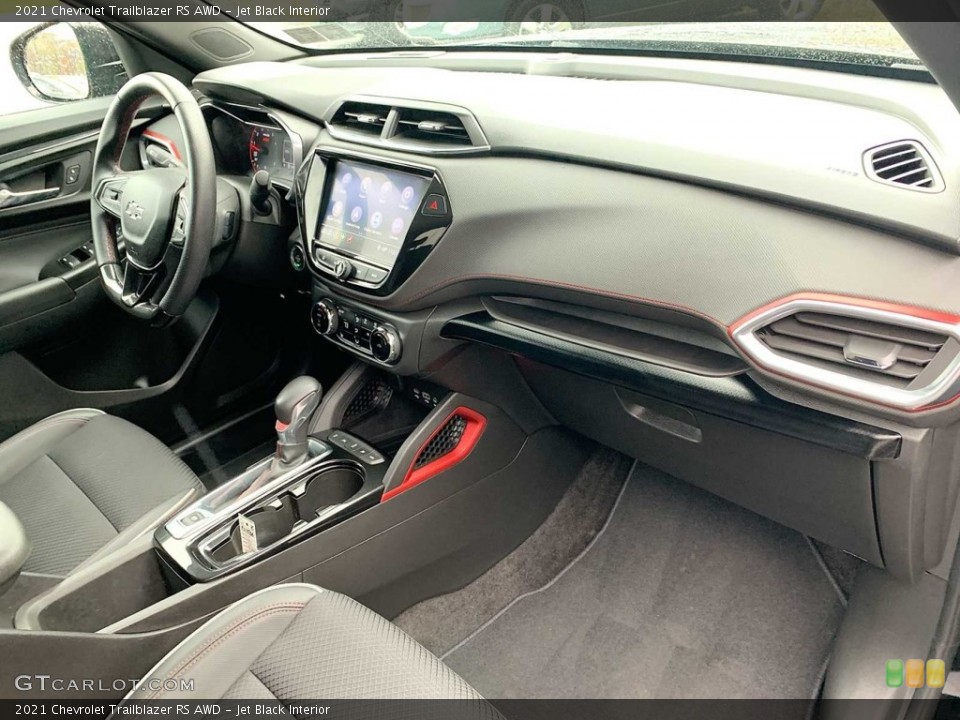 Jet Black Interior Dashboard for the 2021 Chevrolet Trailblazer RS AWD #146738059