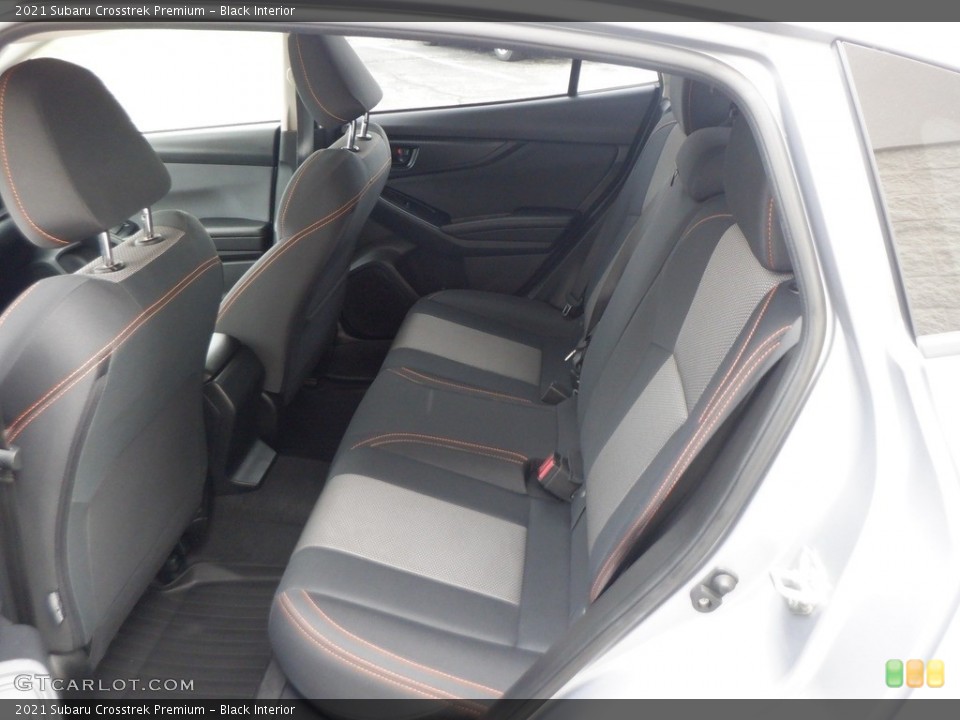 Black Interior Rear Seat for the 2021 Subaru Crosstrek Premium #146738173