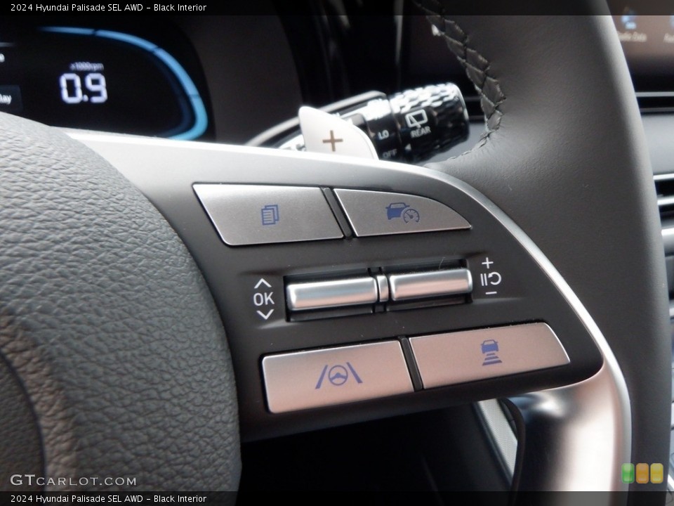Black Interior Steering Wheel for the 2024 Hyundai Palisade SEL AWD #146738239