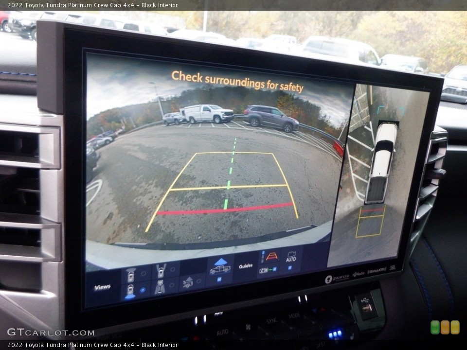 Black Interior Controls for the 2022 Toyota Tundra Platinum Crew Cab 4x4 #146738242