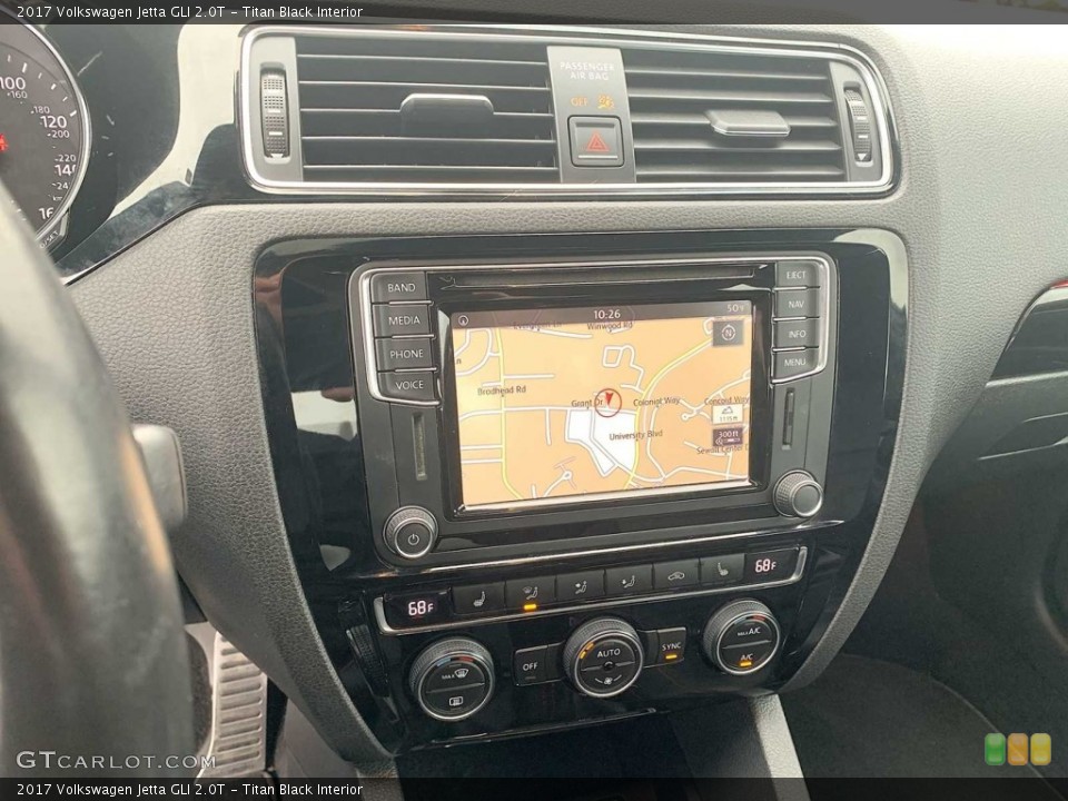 Titan Black Interior Controls for the 2017 Volkswagen Jetta GLI 2.0T #146738374