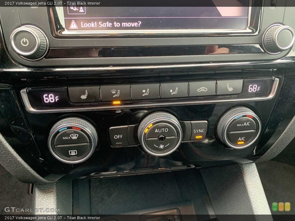 Titan Black Interior Controls for the 2017 Volkswagen Jetta GLI 2.0T #146738482