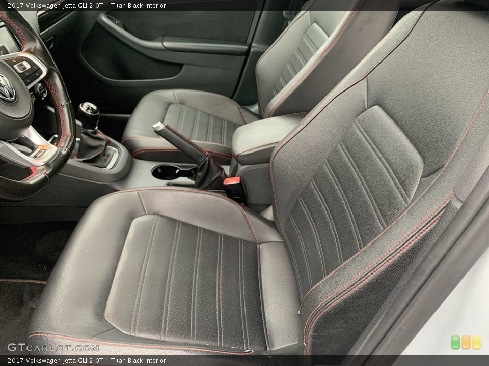 Titan Black Interior Front Seat for the 2017 Volkswagen Jetta GLI 2.0T #146738518