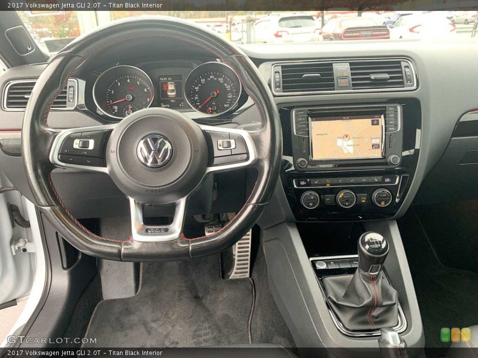 Titan Black Interior Dashboard for the 2017 Volkswagen Jetta GLI 2.0T #146738536