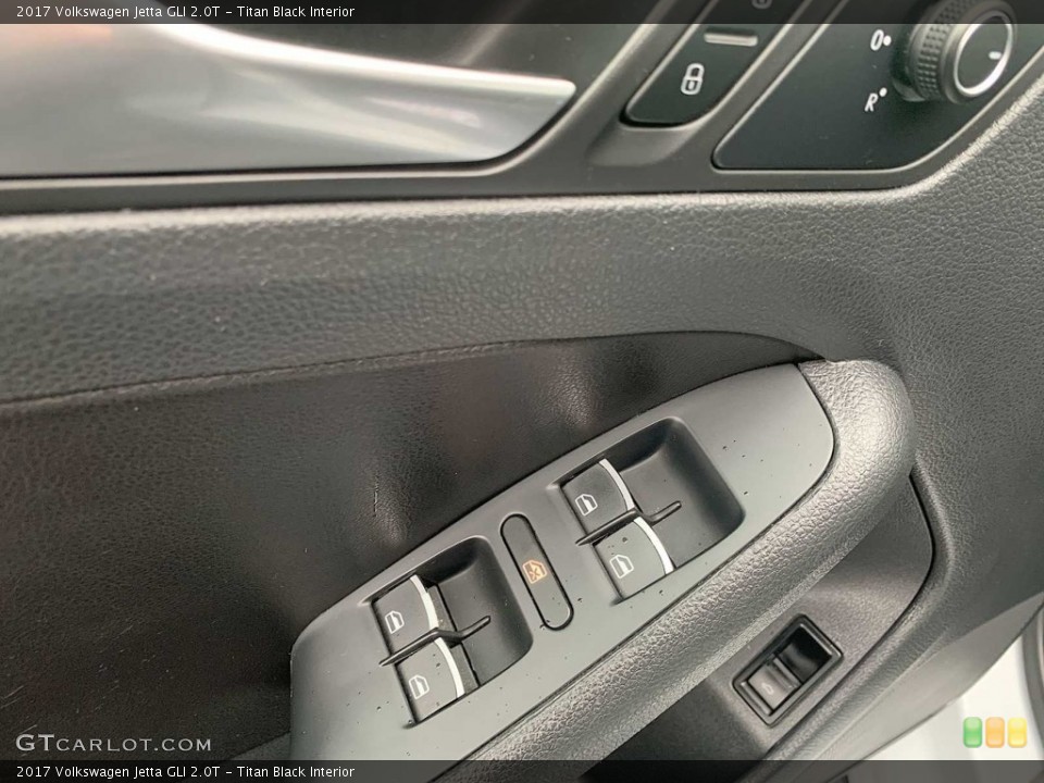 Titan Black Interior Door Panel for the 2017 Volkswagen Jetta GLI 2.0T #146738584
