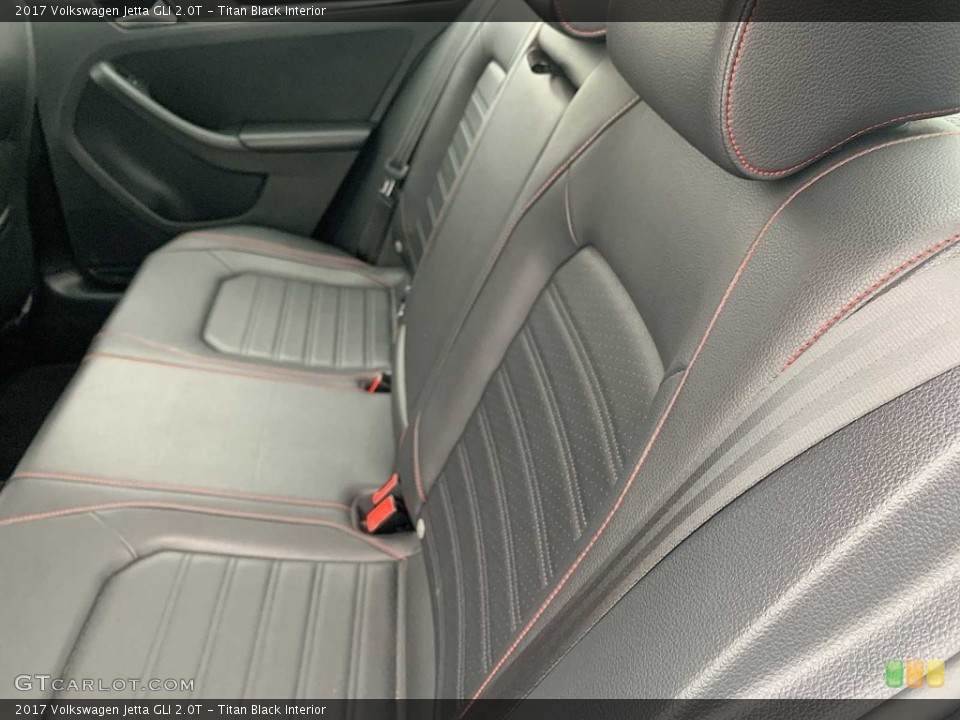 Titan Black Interior Rear Seat for the 2017 Volkswagen Jetta GLI 2.0T #146738599