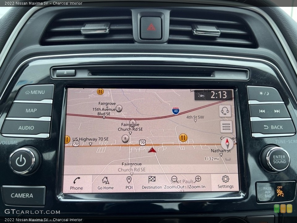 Charcoal Interior Navigation for the 2022 Nissan Maxima SV #146738701
