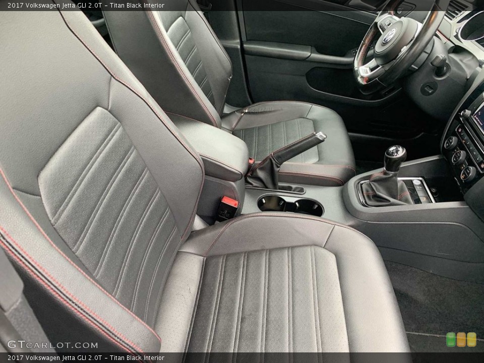 Titan Black Interior Front Seat for the 2017 Volkswagen Jetta GLI 2.0T #146738791