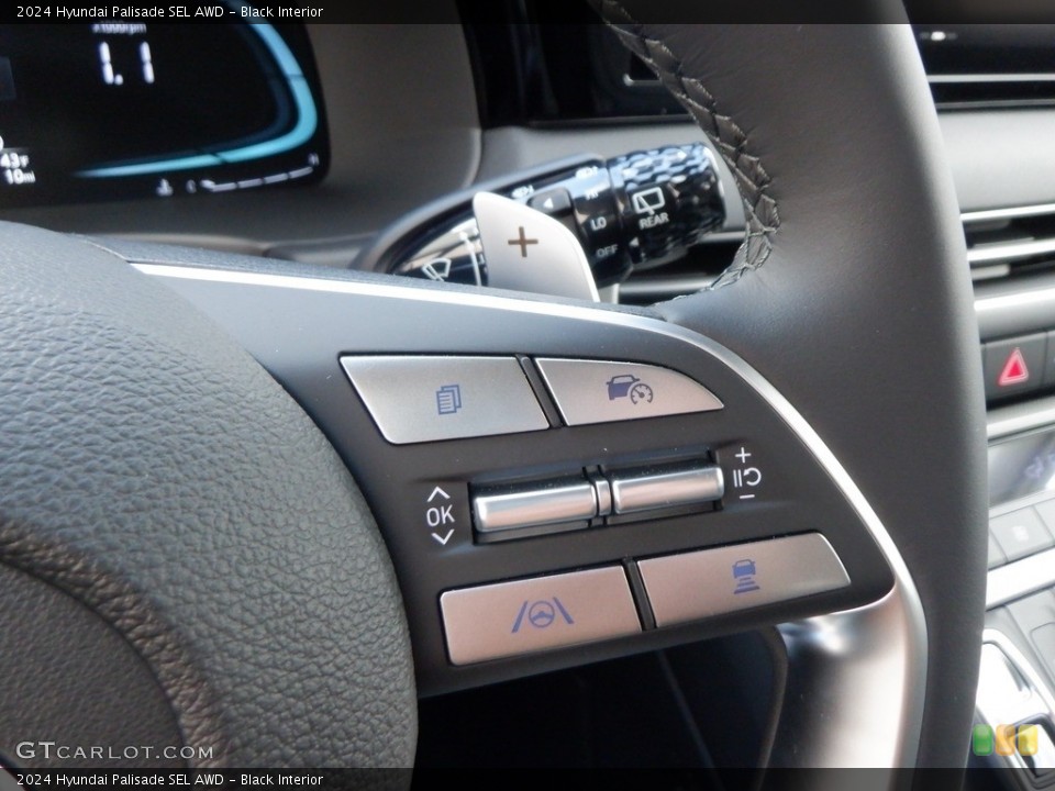 Black Interior Steering Wheel for the 2024 Hyundai Palisade SEL AWD #146738983