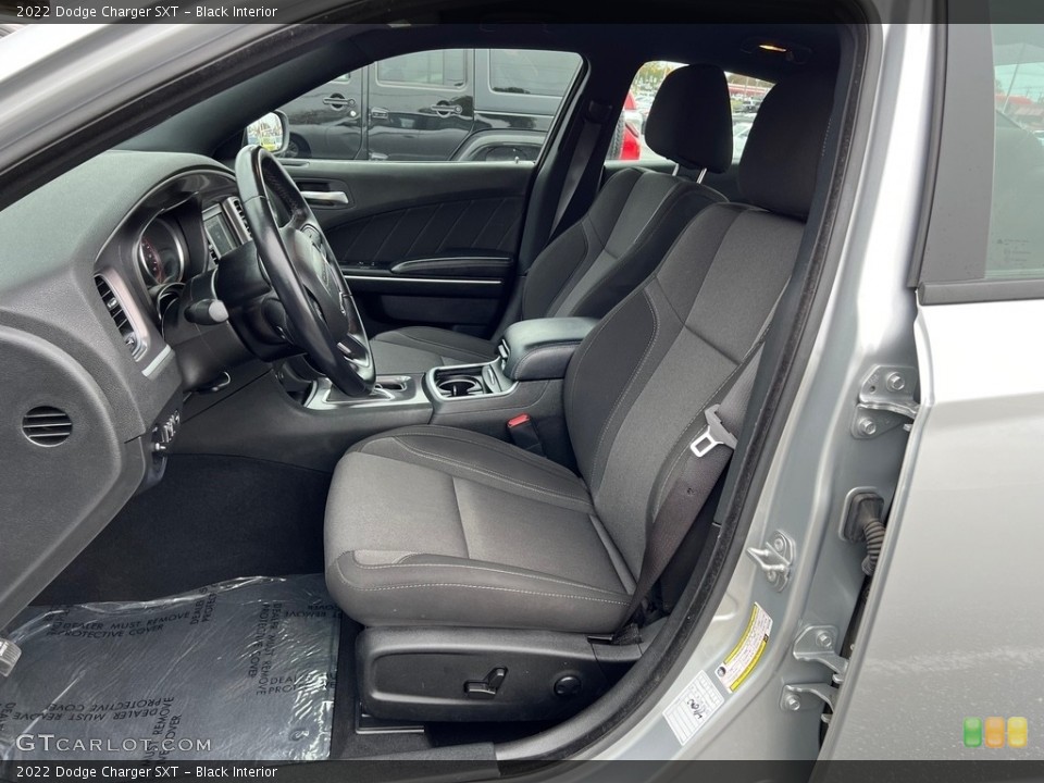 Black Interior Front Seat for the 2022 Dodge Charger SXT #146739079