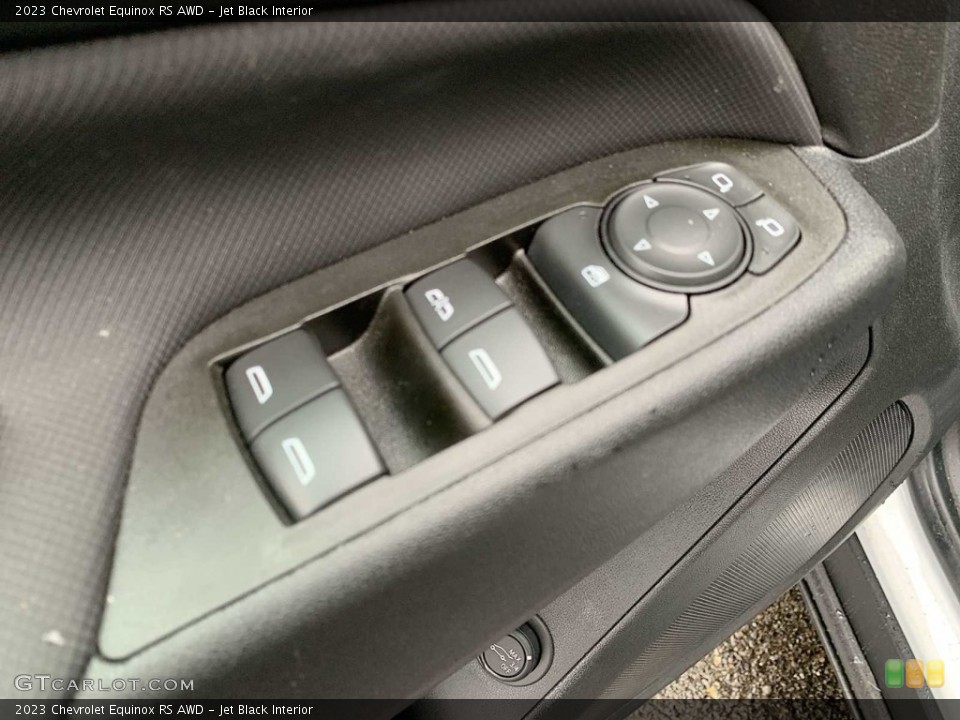 Jet Black Interior Controls for the 2023 Chevrolet Equinox RS AWD #146739400
