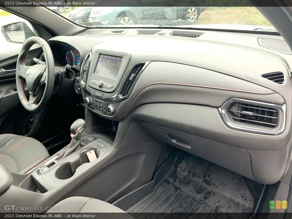 Jet Black Interior Dashboard for the 2023 Chevrolet Equinox RS AWD #146739499