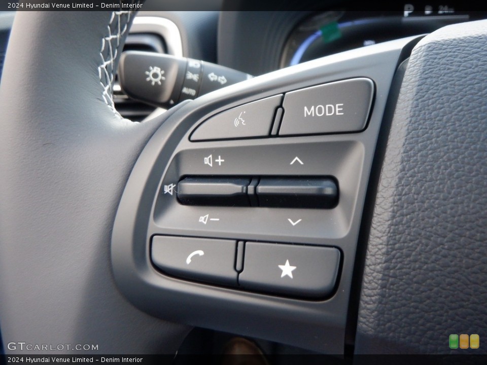 Denim Interior Steering Wheel for the 2024 Hyundai Venue Limited #146739727